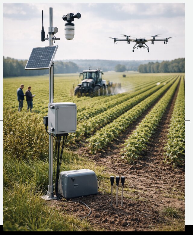 Разработка IoT мониторинга полей в Дальнегорске от 8758 р. | АвикейДль