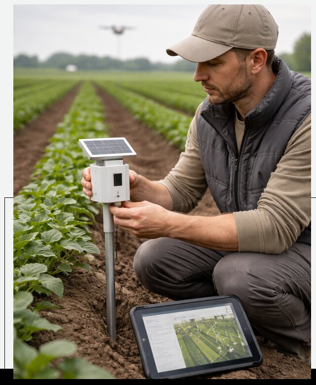 IoT мониторинг сельскохозяйственных полей и контроля в Дальнегорске